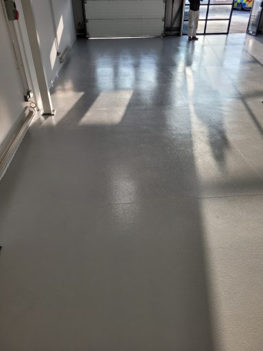 Factory floor food-grade epoxy — wooden floor sanding & sealing project in Lacock (near Melksham), Wiltshire
