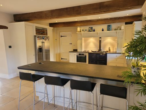 Kitchen cabinet painting — plastering project in Bulford (near Salisbury), Wiltshire